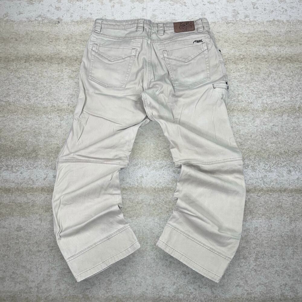 Vintage Y2K Mountain Khakis Pants 34x30 Regular Straight Leg Fit Light Tan